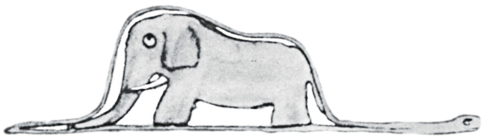 Böa ch’o mangia un liofante, da-o de drento